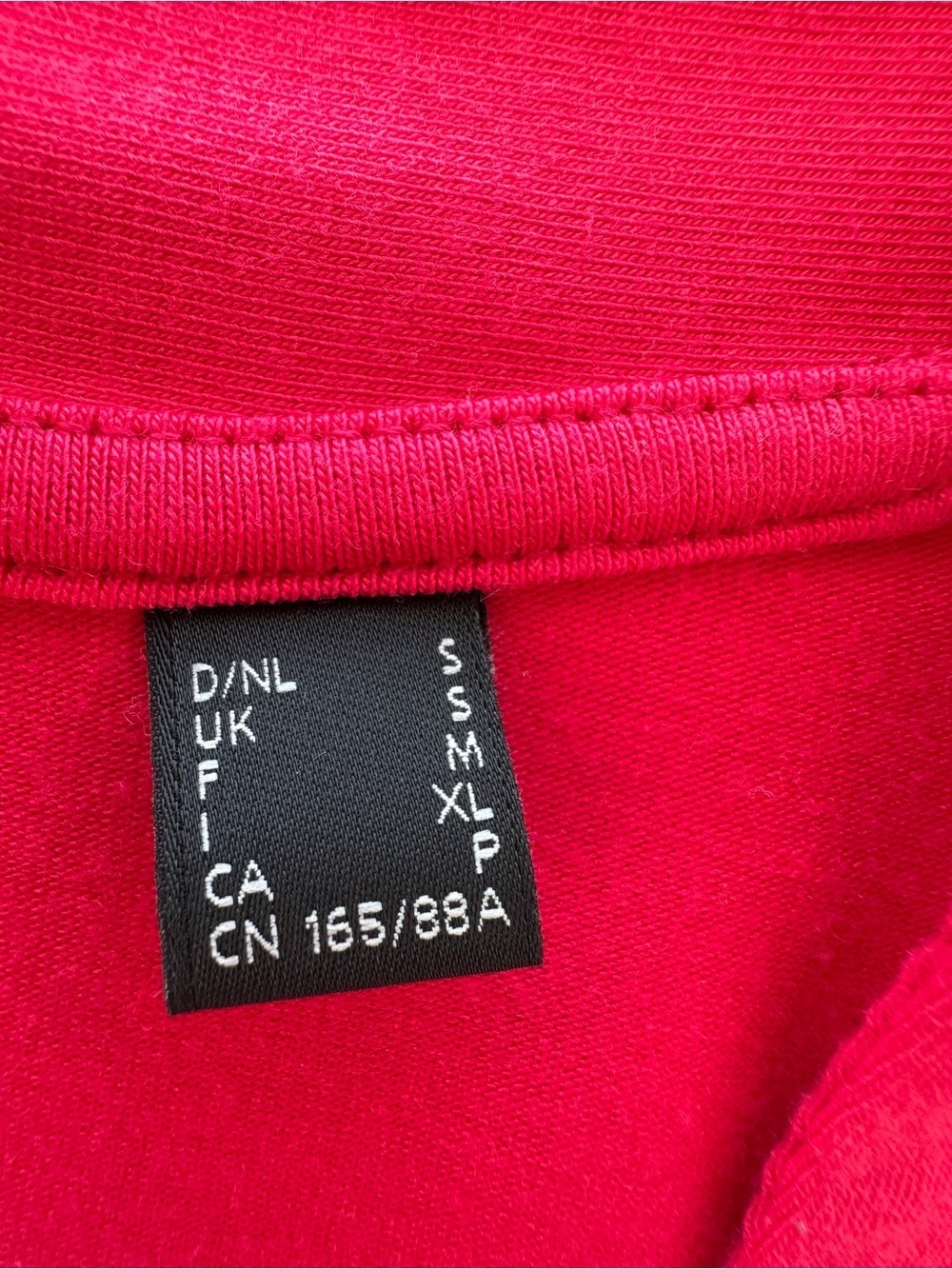 Mexx Bright Pink Square Neck Short Sleeve Top, Stretch Cotton Knit - Picture 6 of 7